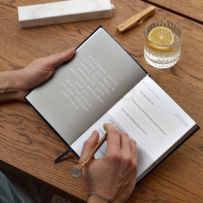 5 Min. Manifestation Journal blau