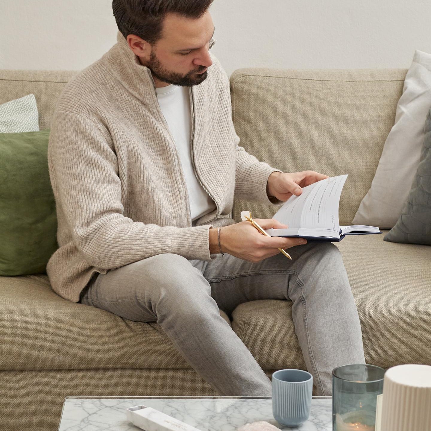 5 Min. Manifestation Journal beige