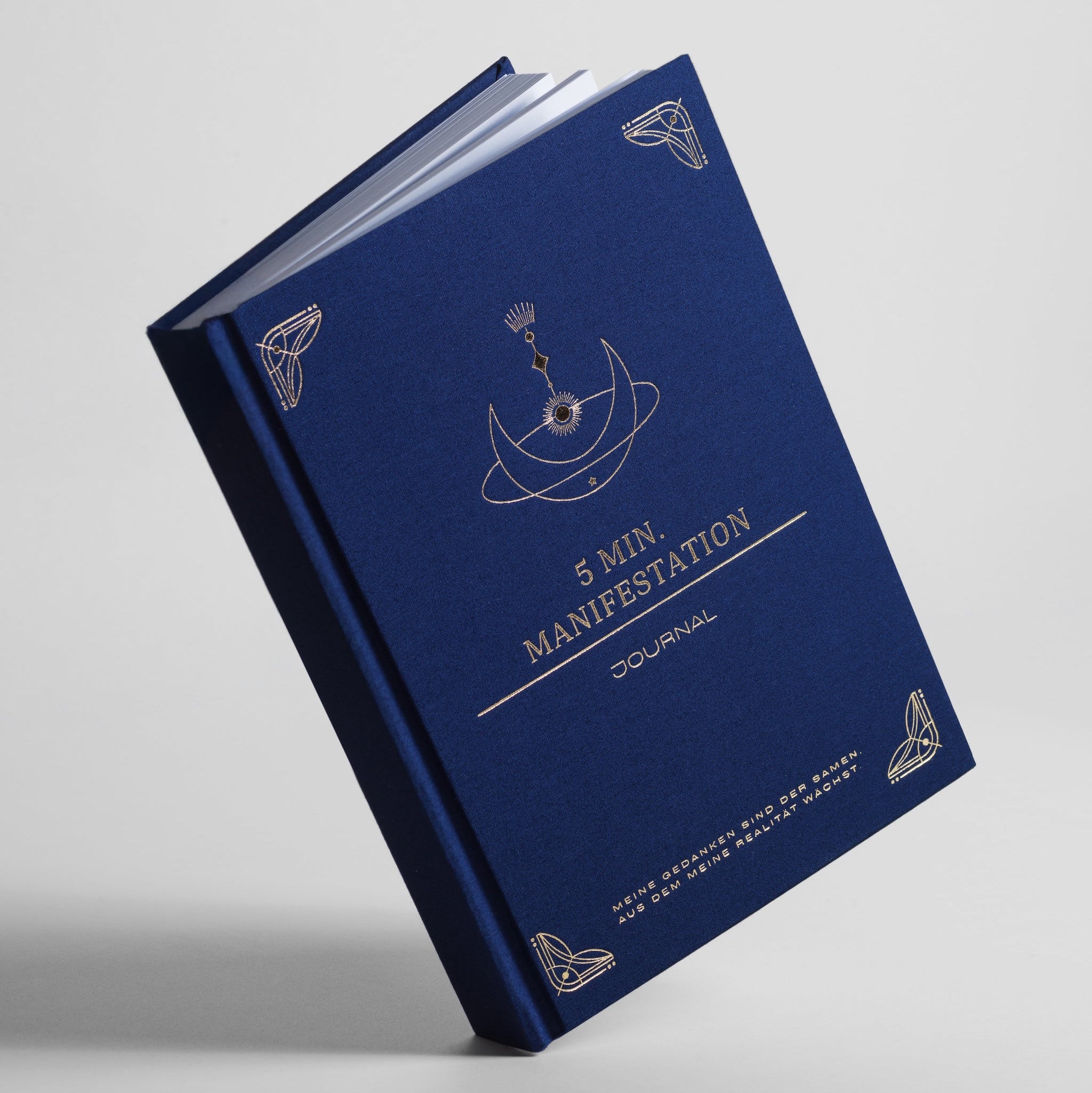5 Min. Manifestation Journal blau