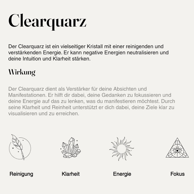 Bergkristall - Kristall Stift